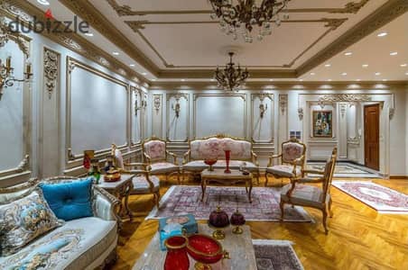 Apartment for sale in Nasr City, 240 m, modern buildings, 3 rooms, 3 bathrooms, reception area with 4 pieces, ultra super luxurious finishing, 6th district, golden square, buildings 95, fourth floor