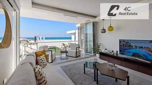 باقل من سعر الماركت – لسرعه البيع–شاليه –ريسيل-فوري-Hacienda West–بالم هيلز–الساحل الشمالي-شامل الصيانه-open view landscape-بتقسيمه مميزة-جاهزللمعاينه