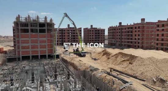 حصري لدي The Icon شقة بجاردن وهتعاين وحدتك بنفسك|اجمالي2.4مليون كاش