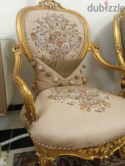 صالون مدهب كلاسيك
