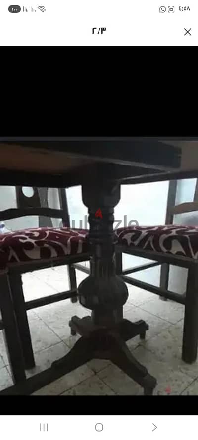 سفرة من ٦ كراسى