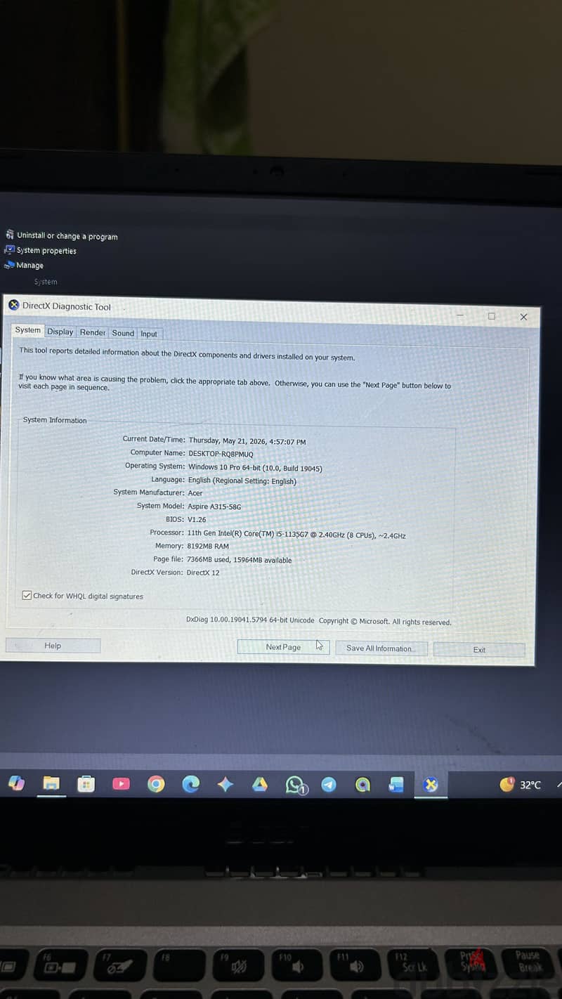 Lap acer 5