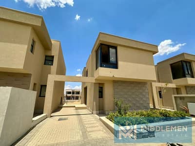 standalone 265m superprime located  Facing north overlooking greenary ready to move badya palm hills 6 October