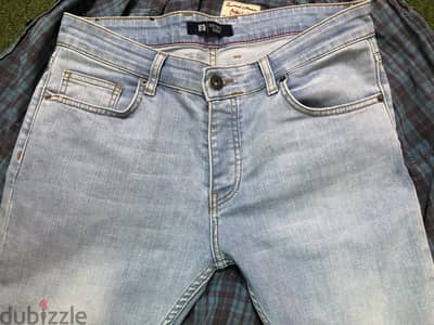 بنطلون جينس تركي مقاس 34 slimfit