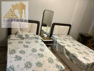 Furnished apartment for rent in Al Rehab City, very special 90-square-meter apartment with a view of the old market and services. It consists of 2 bed