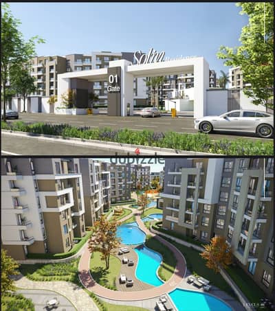 شقة للبيع بمساحه 136م في كمبوند SOLIN Residence بأقل سعر وأطول فترة سداد في قلب العاصمة السياحية حدائق أكتوبر October gardens