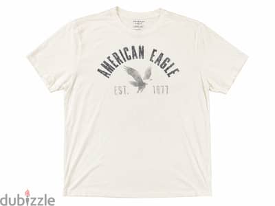 White American Eagle tshirt تشيرت امريكان ايجل ابيض