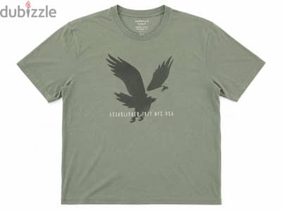 Green American Eagle tshirt تشيرت امريكان ايجل اخضر