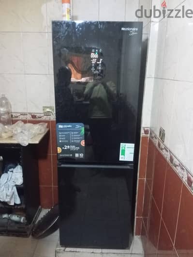 ثلاجه يونيون اير  كسر زيرو 2باب نص ثلاجه ونص ديب فريزر
