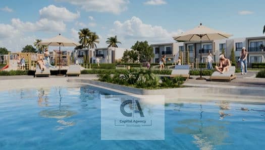 Fully finished chalet for sale with air conditioning in Dos Village North Coast near The Waterway and La Vista North Coast with a 40% cash discount
