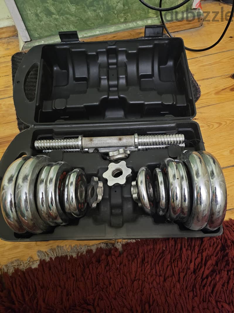 dumbells 17kg 1