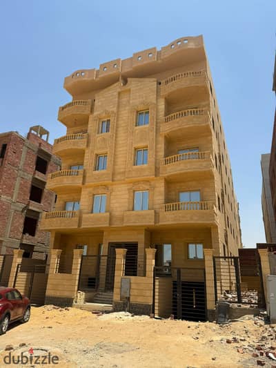 Apartment for sale in Al-Andalus 2, open view, 195m area, first floor, half finishing, immediate receipt with electricity meter