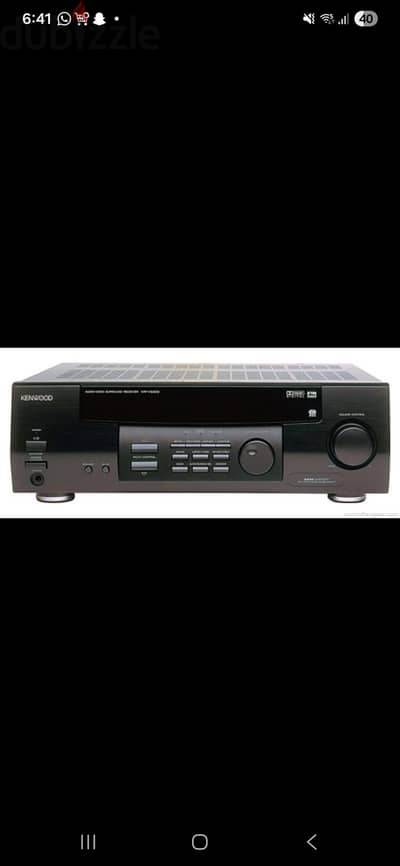 Kenwood Original 5.1 Home Theater Receiver KRF-V5550D + Speakers"