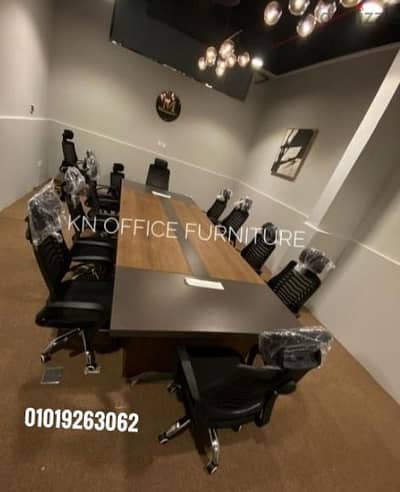 ترابيزة اجتماعات خشب mdf اسباني/ ميتينج رومMeeting room/ Meeting table