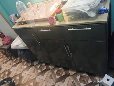 طاوله مطبخ قطعه واحده stainless