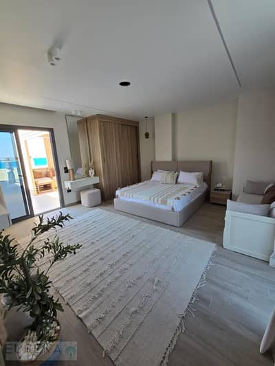 Ready to Move! Fully Finished with ACs & Furnished Beachfront one Bedroom  Chalet in New Alamein