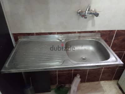 حوض مطبخ استانلس بالحامل