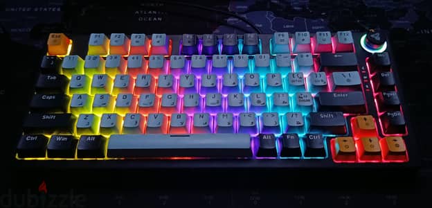 كيبورد ميكانيكالFantech blue switch