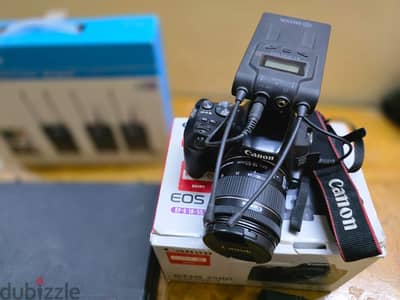 Canon ٢٥٠D ومايك احترافي