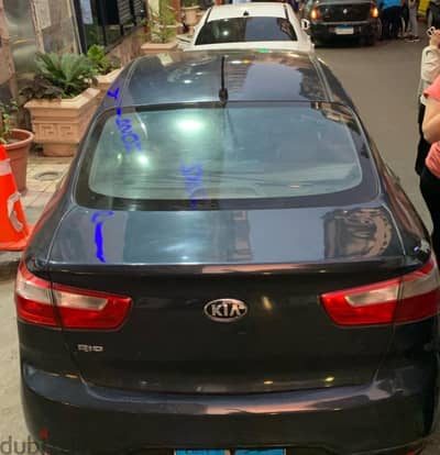 كيا ريو 2014 فتحت سقف  خليجي | Kia Rio 2014
