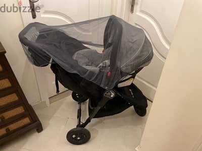 Jogger stroller with carseat 0+