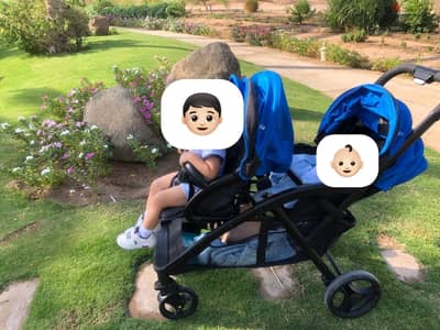 استرولر مذدوج للاطفال