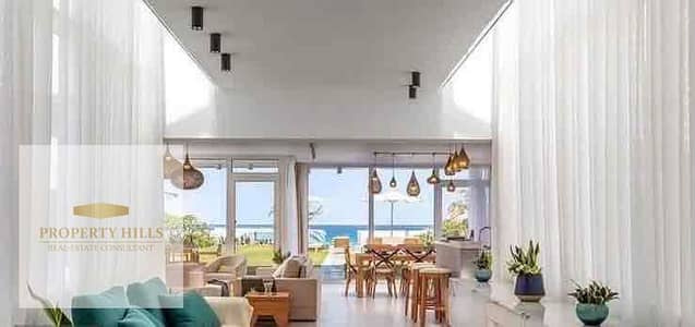 Last chalet at the lowest price in the market, installment for 12 years without interest. The most distinctive and upscale area of Fouka Bay in Ras El Hikma, with a lagoon view and direct sea view next to Senda, La Vista, and Alamein.