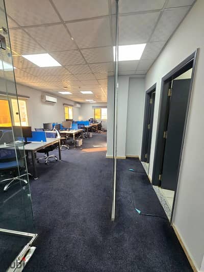 Distinctive administrative headquarters 150m furnished ultra-modern for rent in the middle of the largest companies in Maadi