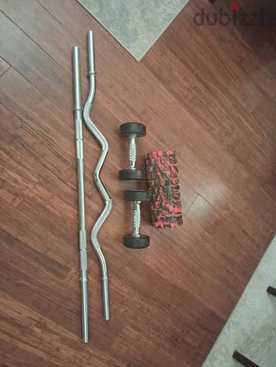 weight bar and zigzag bar