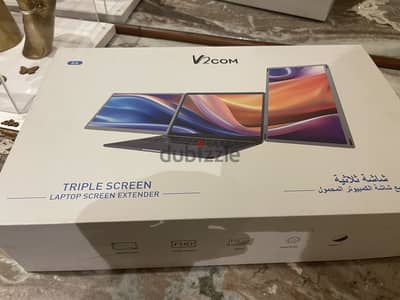 V2COM S6 Triple Screen Laptop Extender