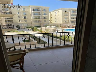 For Rent Fully Furnished 2-Bedroom Apartment with Pool View in Mivida Boulevard, New Cairo