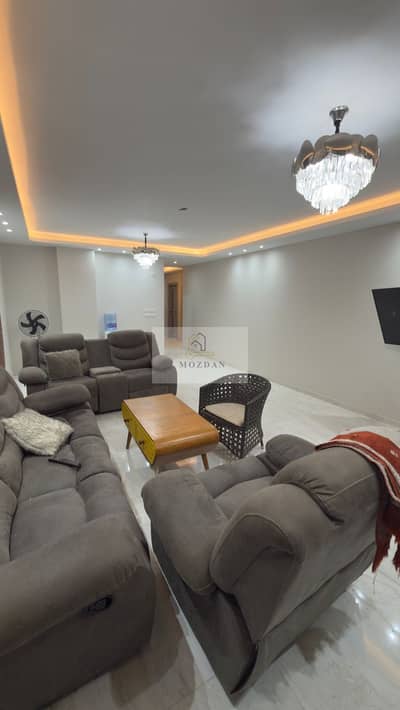 Ultra Super Lux Apartment for Sale, Hotel Finish at the Highest Level, Open View, Eighth Section, in Front of Carrefour Zahra Al-Maadi
