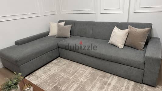 For Sale – Modern beech wood خشب زان L-Shaped Sofa Bed