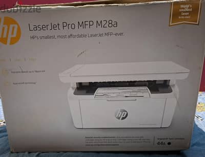 برنتر hp laserjet pro MFP M28a ( استخدام بسيط بجميع مرفقاتها)