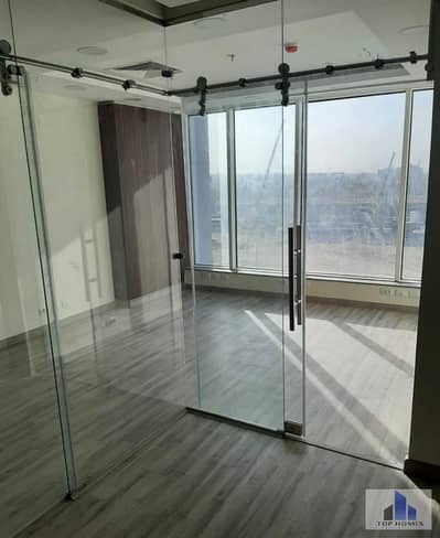 Office space for rent 80 sqm fully finished / ACs in a prime location in Trivium Square South 90th 5th Settlement