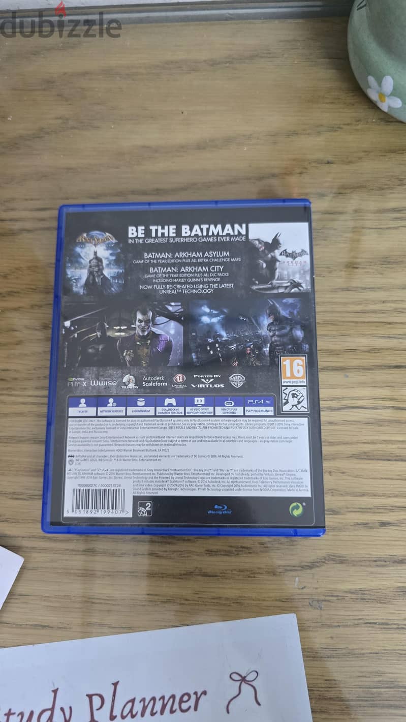 Batman return 2 Markham collection ps4 1