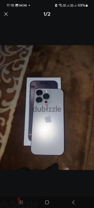 iphone 16 pro max مشحون ١٤ مره بس