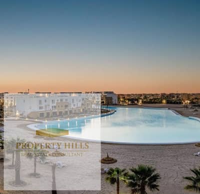 Chalet for sale fully finished in El Gouna by Swan Lake Hassan Allam you will receive it finished with air conditioning and kitchen