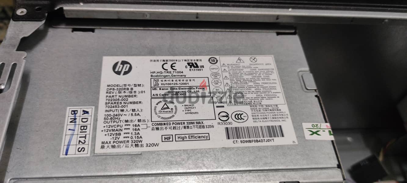 Hp ProDesk 600 G1 TWR 5