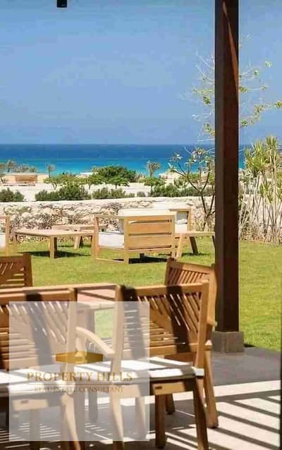 Chalet Ready for Viewing in Bayt El Bahar, Just 5 Minutes from Almaza Bay | Lagoon View | 132 m²  Details:  Unit Type: Chalet  Built-up Area: 132 m²  Stunning lagoon view  Ready for immediate viewing   Location: Bayt El Bahar – North Coast Contact: 011239