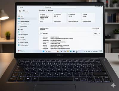 لاب توب dell latitude 5400 كاسر زيرو ببطارية 92في 100 هارد 100في 100