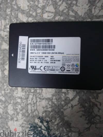 hard ssd Samsung 128 gb