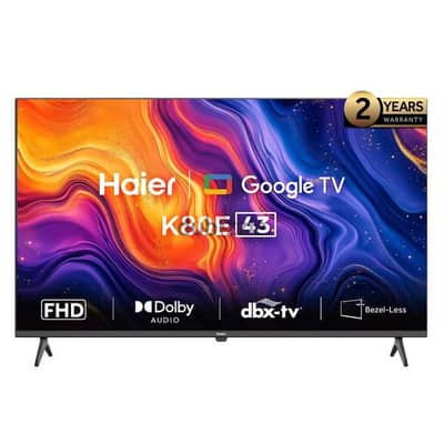 ه هاير سمارت LED بدقة FHD 43 بوصة مع ريسيفر مدمج . H43K80EF
