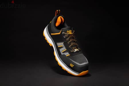 CAT Caterpillar Safety/Work Shoes Original أصلي – أسود × أصفر