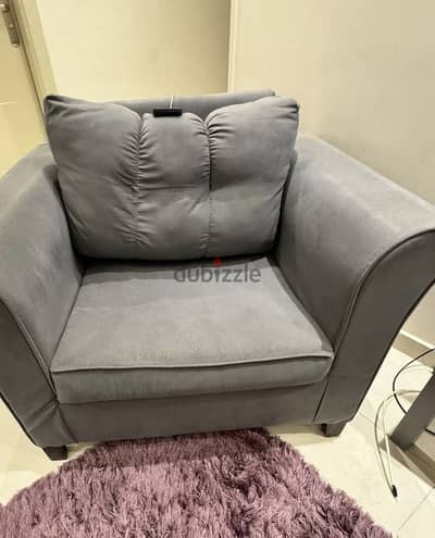 Living Room , 2 Sofa + 1 Chair Used  - غرفه معيشه ٢ كنبه وواحد كرسى