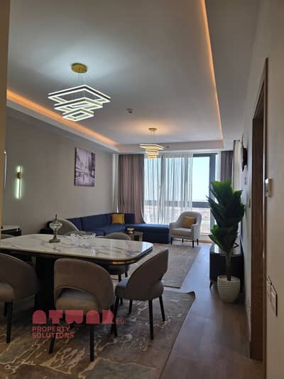 5-Star Hotel Apartment with 2 Bedrooms for Rent in Mall of Arabia Towers.