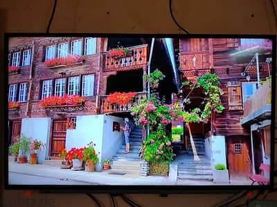 شاشه lg ال جى 50 بوصه عاديه معاها الحامل والريموت بتاعها حالتها ممتازة