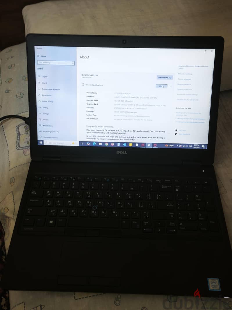 Dell latitude 5580 3