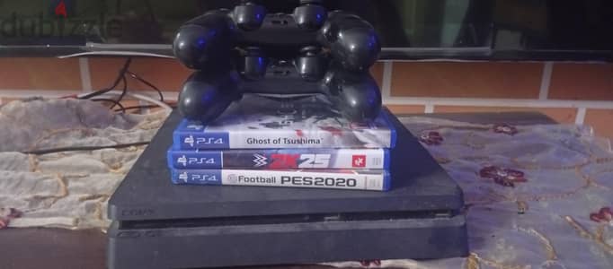 PS4 SLIM 500GB + TWO CONTROLLER