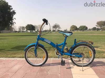 Folding K-Rock Bicycle عجله من قطر  قاببله للتني ممتازه جداب سرعات